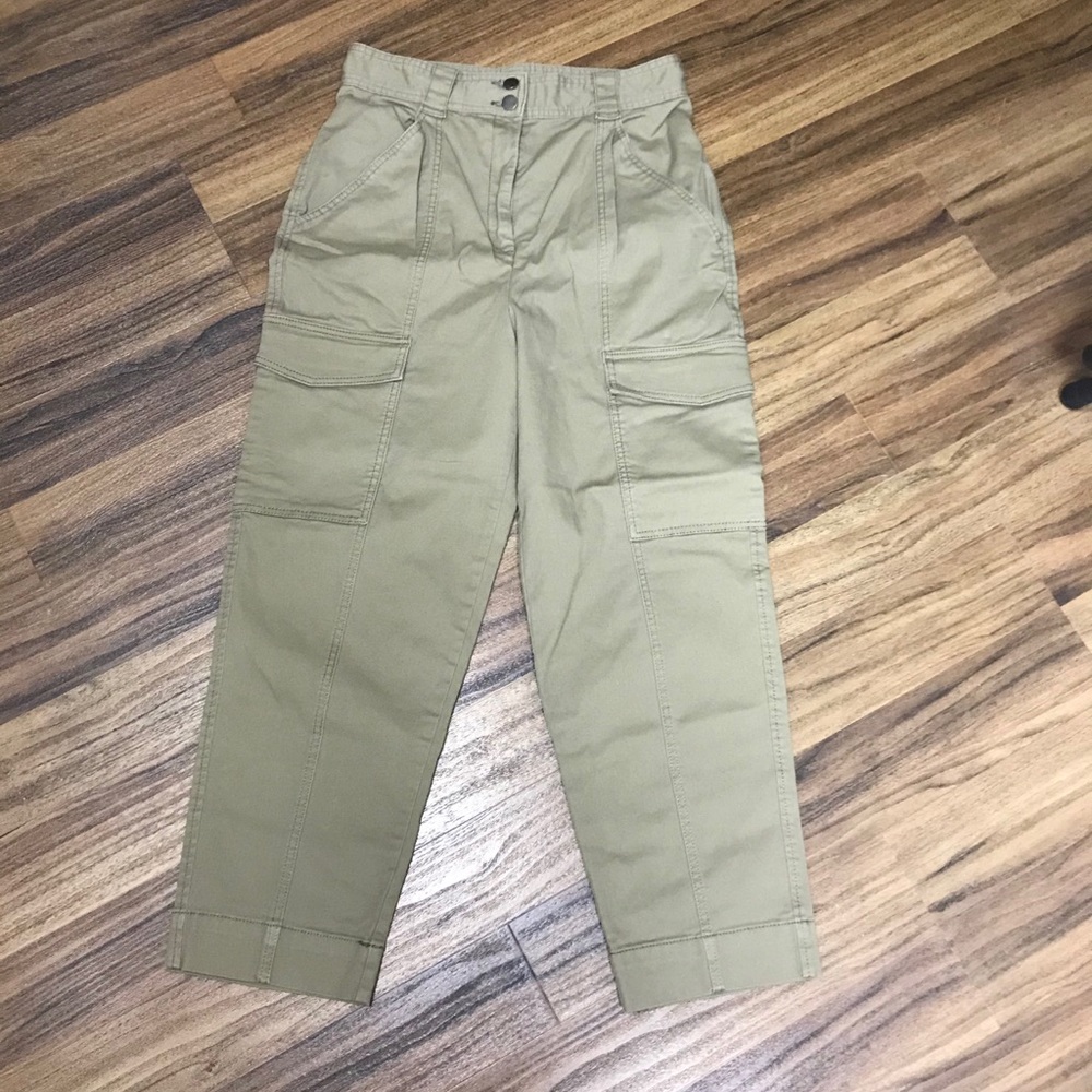 3/50$ H&M High waist cotton cargo size 8 size 4